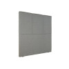 Respaldo 1 Plaza Madera y Tela - Moscou Gris