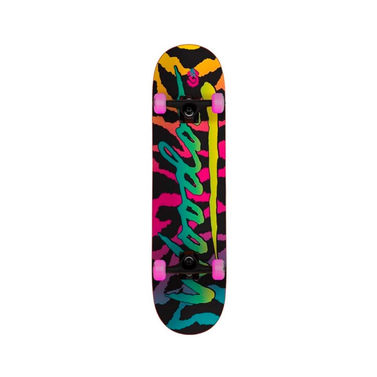 Skate Woodoo Warhol Pink 8 - Negro con Diseño 