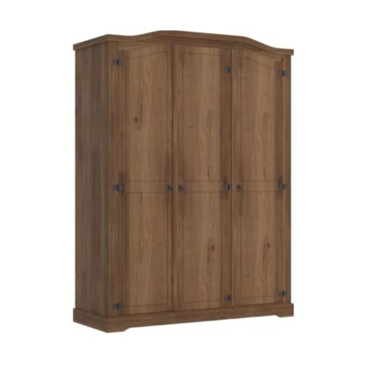Ropero - 3 Puertas - Línea Mexicana - Madera Maciza - Rústico 