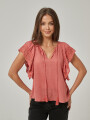 Blusa Edinton Rosa Oscuro