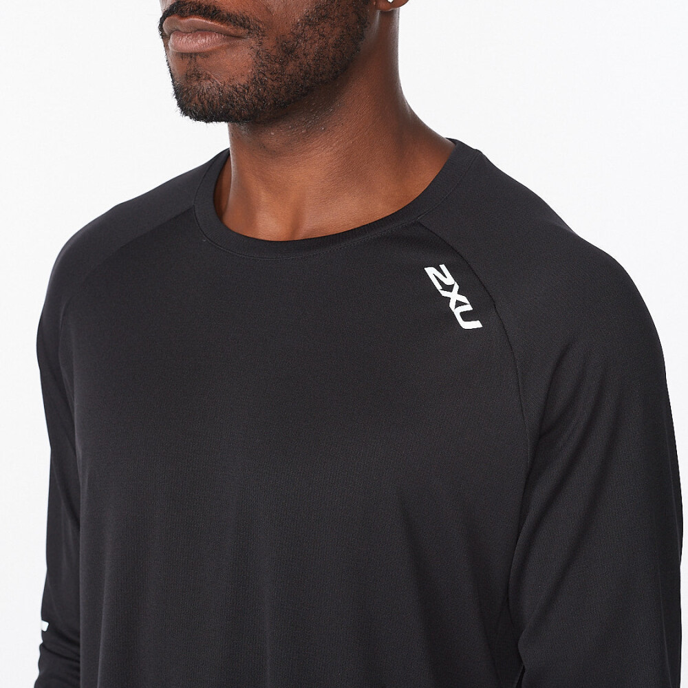 Aero Long Sleeve - Hombre Black/silver Reflective
