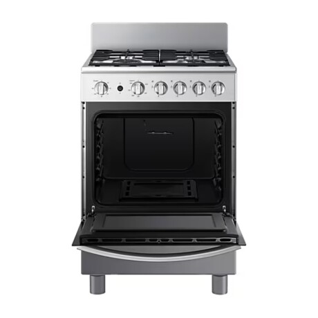 Cocina a Gas Samsung NX4000BM 4 Hornallas con Quemador Rápido Silver