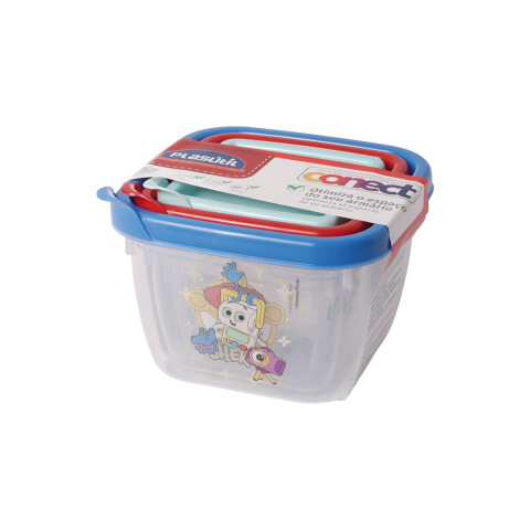 Pack x 3 Recipientes Connect Toy Story U