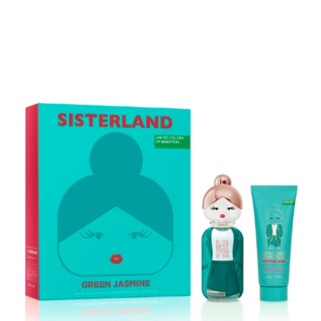 Cofre Benetton Sist Green EDT 80ml + Body Lotion 75ml Cofre Benetton Sist Green EDT 80ml + Body Lotion 75ml