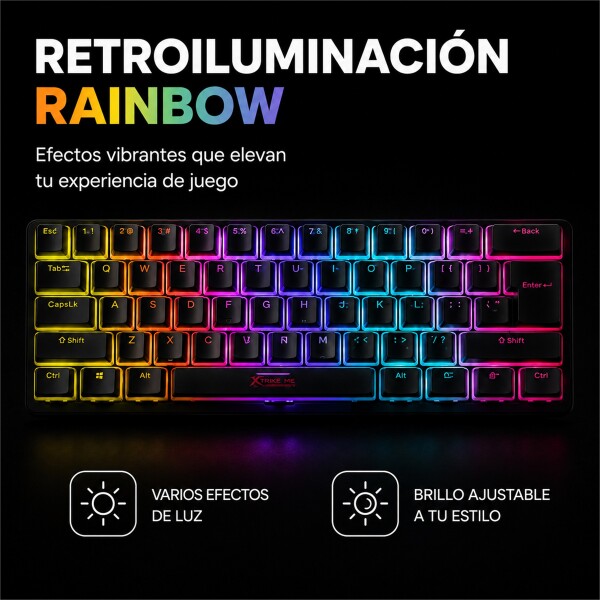 Teclado Mecánico Xtrike Me GK-985P Negro