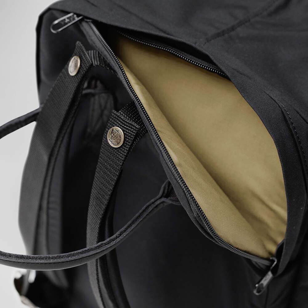 Mochila Fjallraven Kanken No. 2 Black Laptop 15 Unisex Black