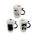 TAZA CERAMICA CAT Sin color