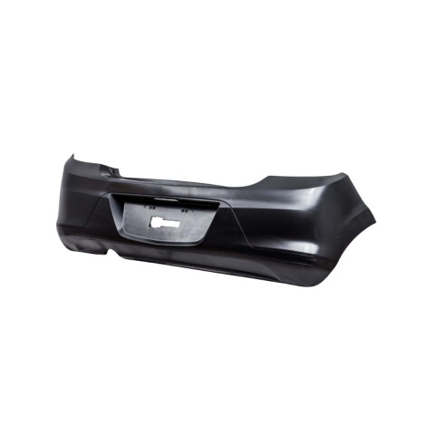 PARAGOLPE TRASERO NEGRO LISO SIN AGUJERO INFERIOR Paragolpe Trasero Negro Liso Sin Agujero Inferior