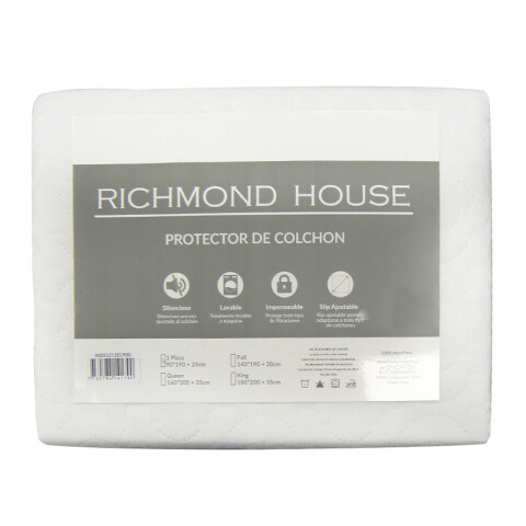 Protector de Colchón Queen Size Richmond 100% Microfibra U