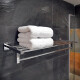 TOALLERO REPISA METAL MANCHESTER CROMO BRILLANTE 60 CM CROMO