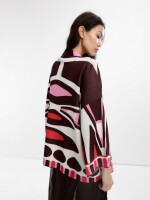 Kimono De Punto Jacquard multicolor