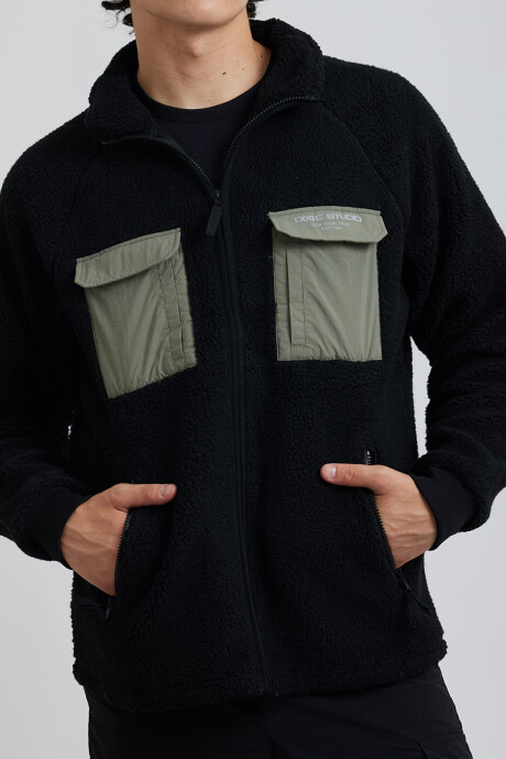 CAMPERA KEIRAN ( SHERPA ) DIXIE Negro