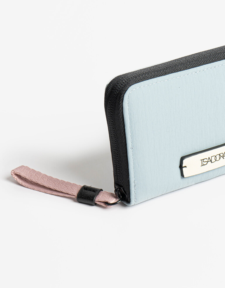 Billetera Zip Round Acqua Claro