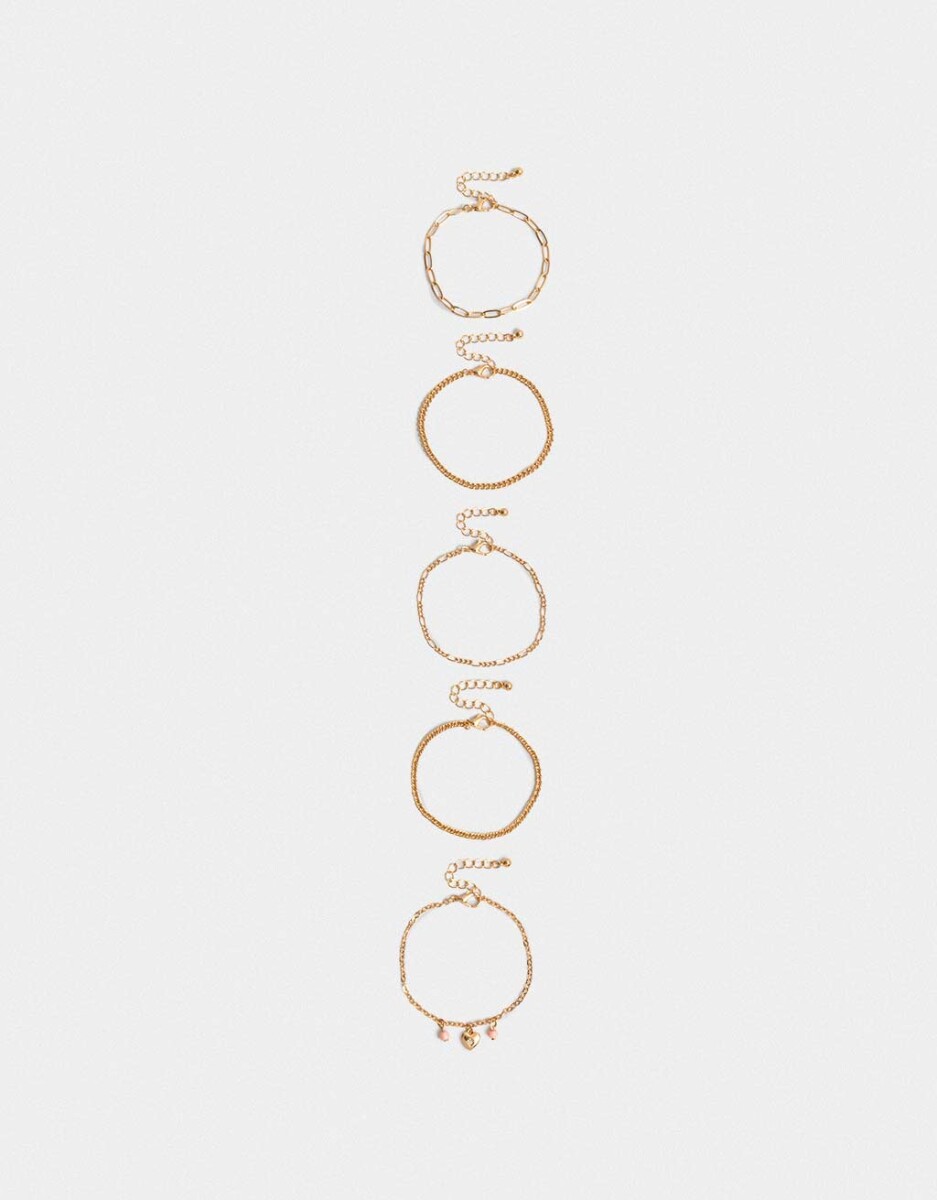 Pulseras Flexibles Sets De Metal 