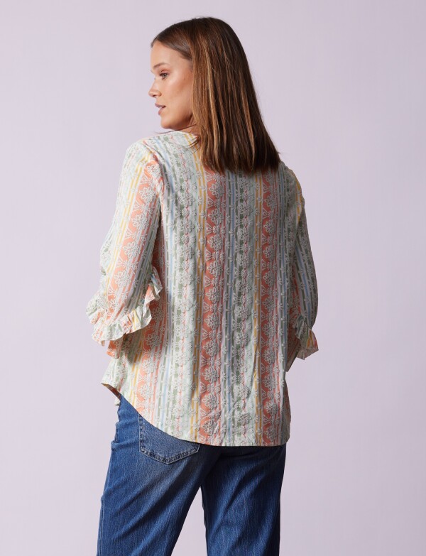 Blusa Volados MULTI/CRUDO