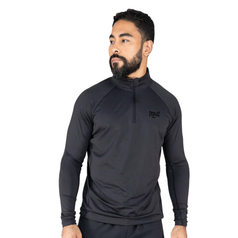 1/2-ZIP PULLOVER MEN POLY/SPX EVERLAST NICO BK M6 S BK