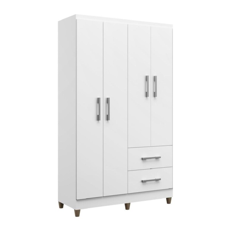 Ropero 4 Puertas 2 Cajones Fortaleza Blanco Ropero 4 Puertas 2 Cajones Fortaleza Blanco