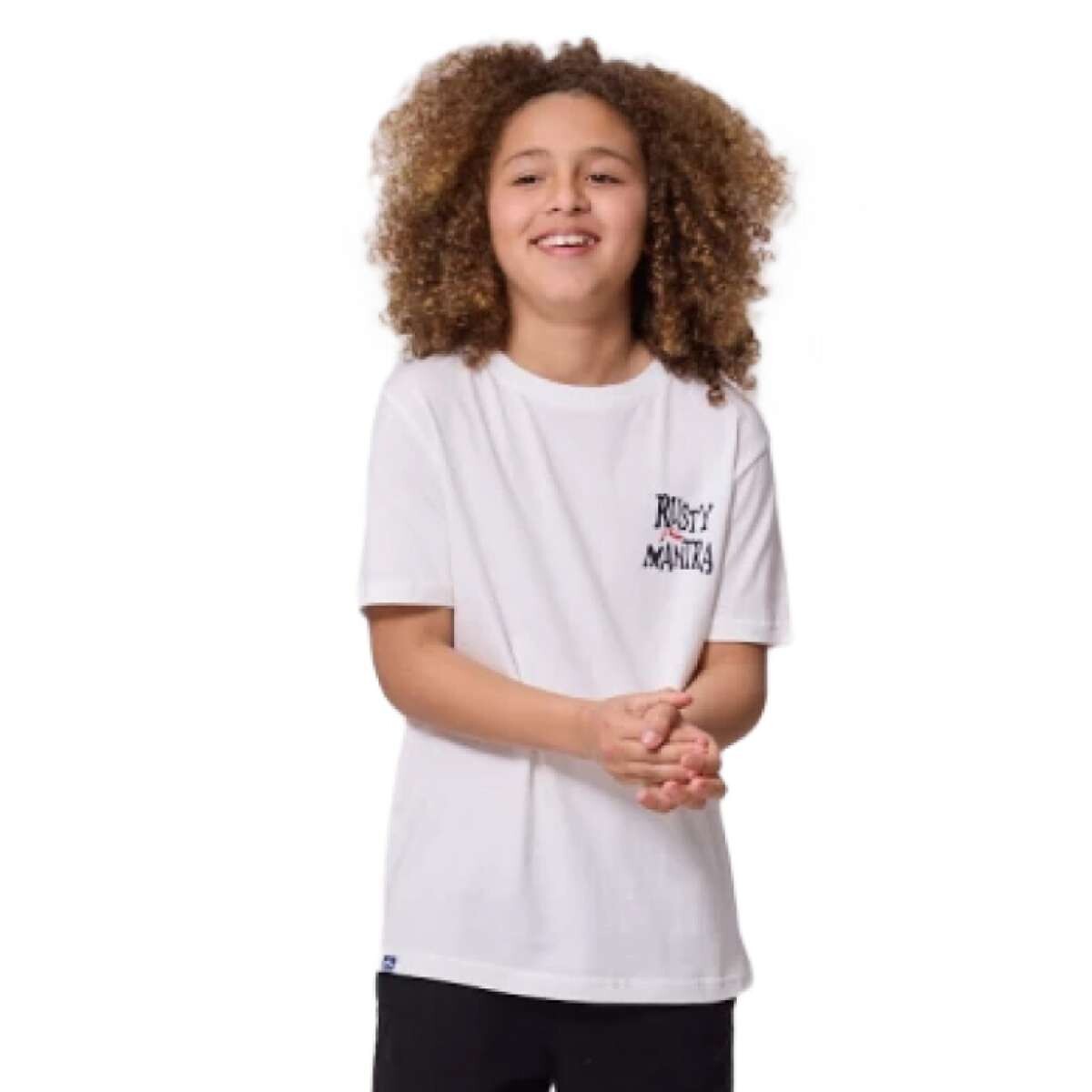 Remera Rusty Zalcone Niño - Blanco 
