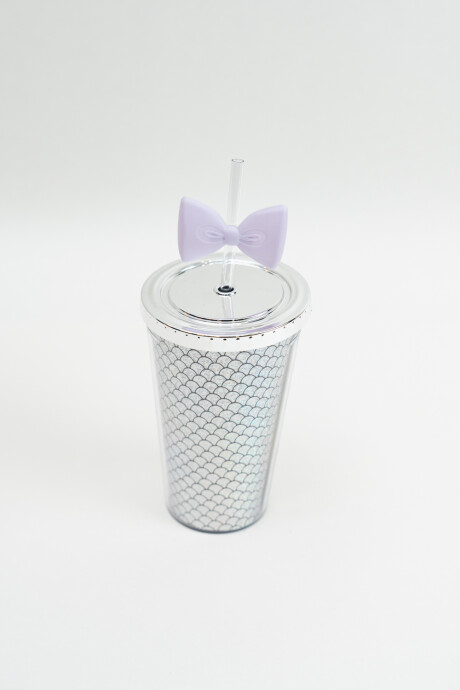Vaso Con Tapa + Sorbito Vanta Estampado 2