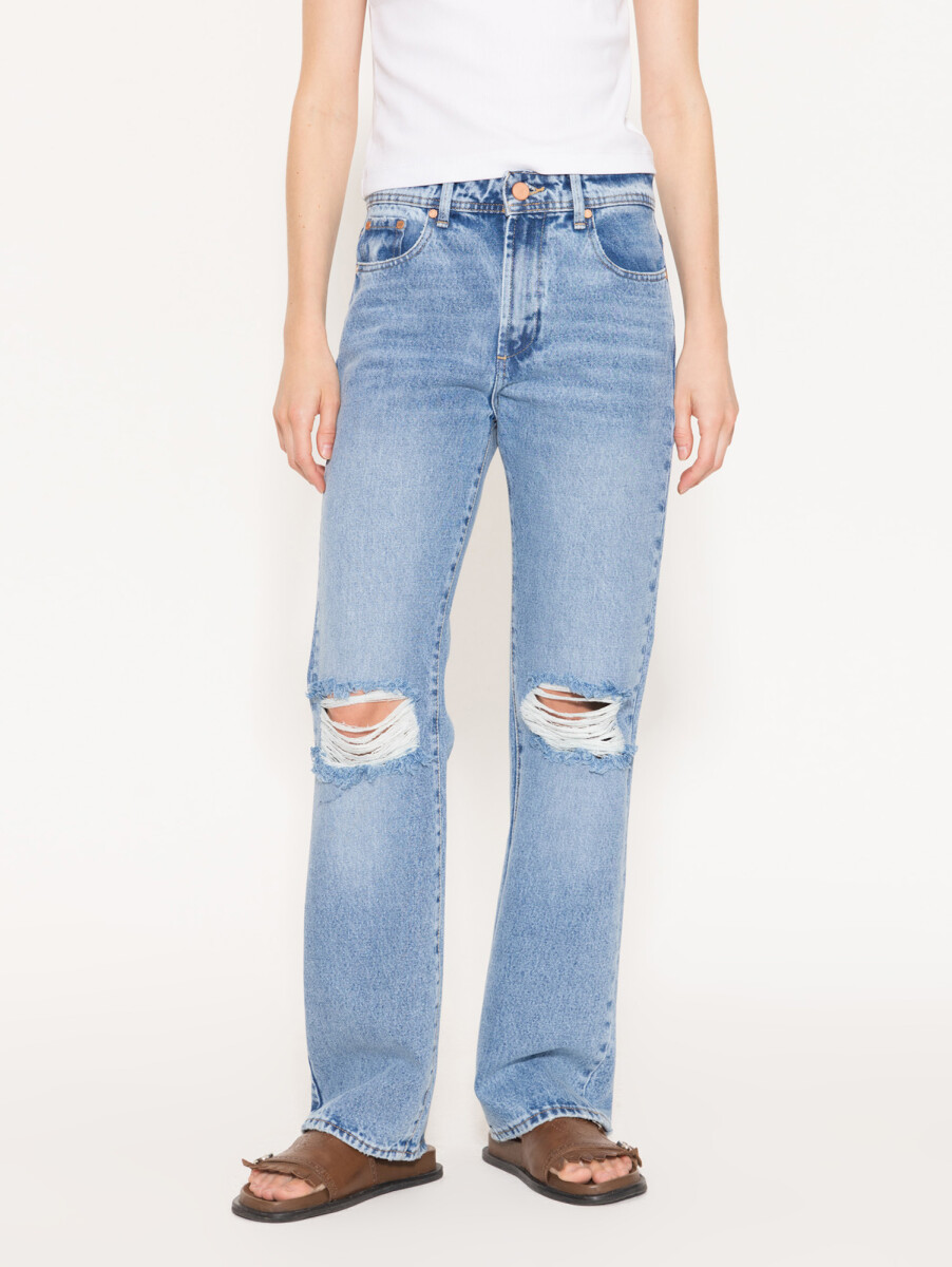 JEANS STRAIGHT CLASSIC BROKEN 