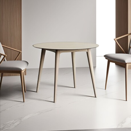 MESA DE COMEDOR BRETTON Blanco - CIRCULAR