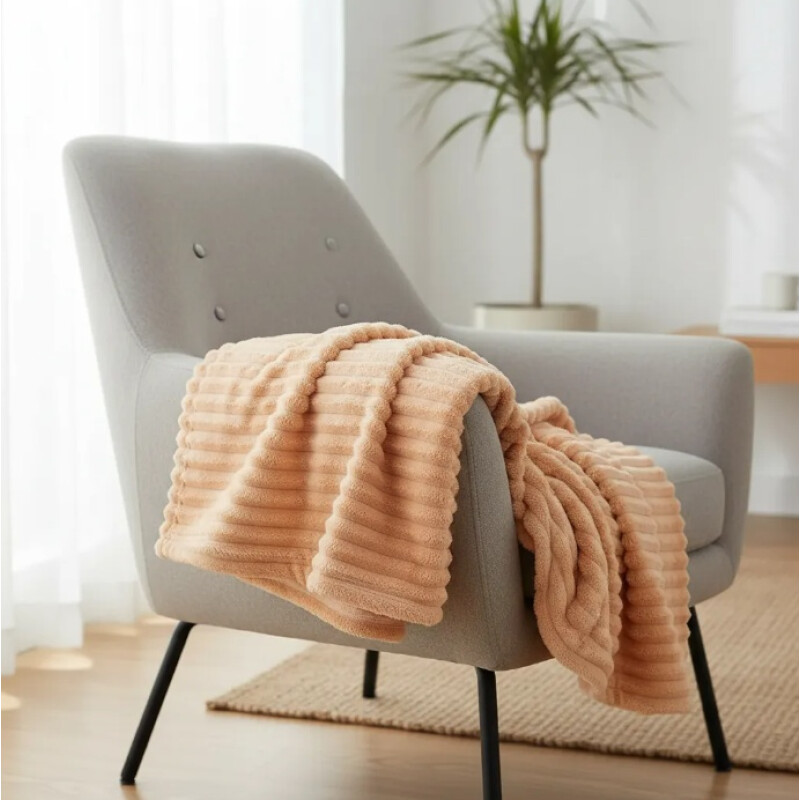 Manta Frazada Polar Invierno 2 plazas Amarillo