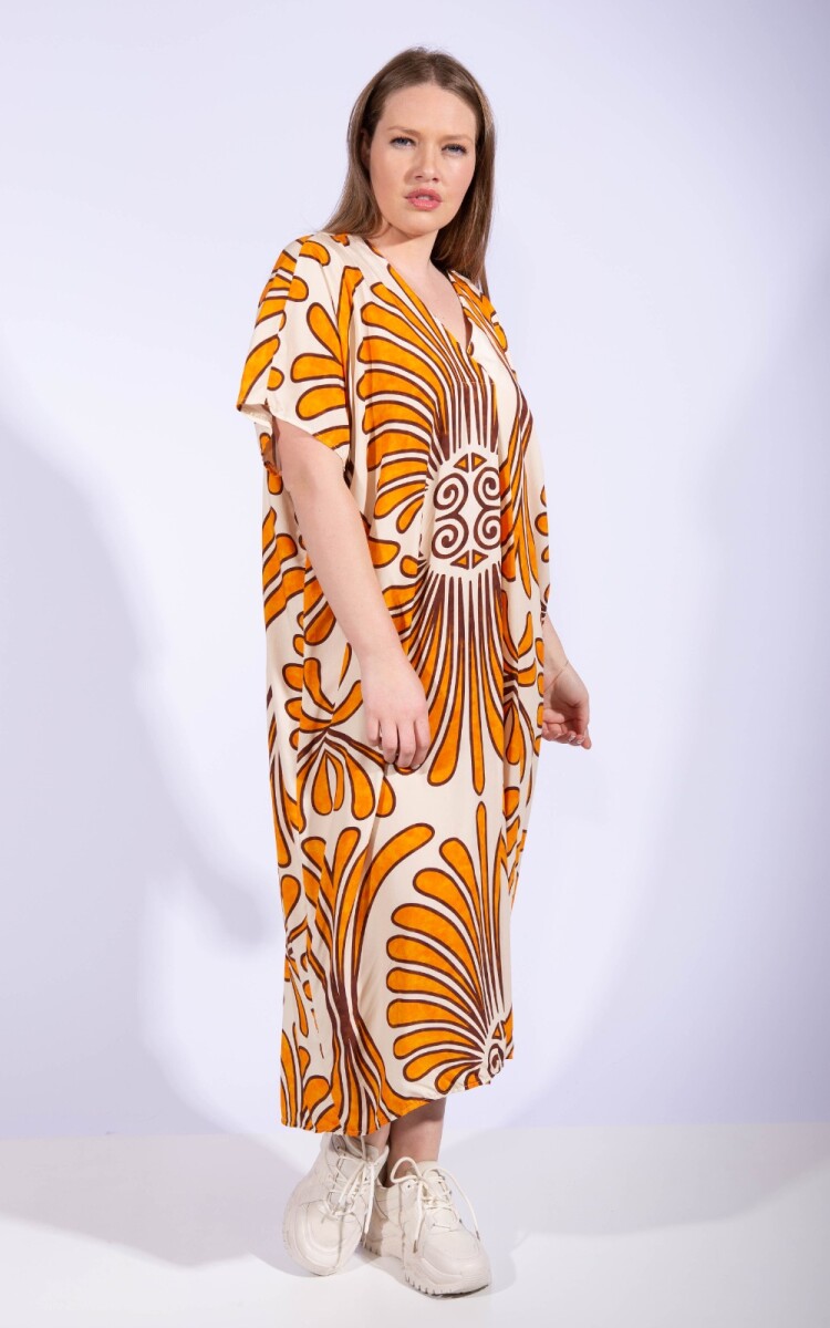 Vestido Ramal - Naranja 