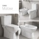 JUEGO DE LOZA SANITARIA PARA BAÑO LINEA MALAWI BLANCO 000