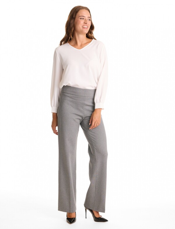 Pantalon Confort Pull On GRIS