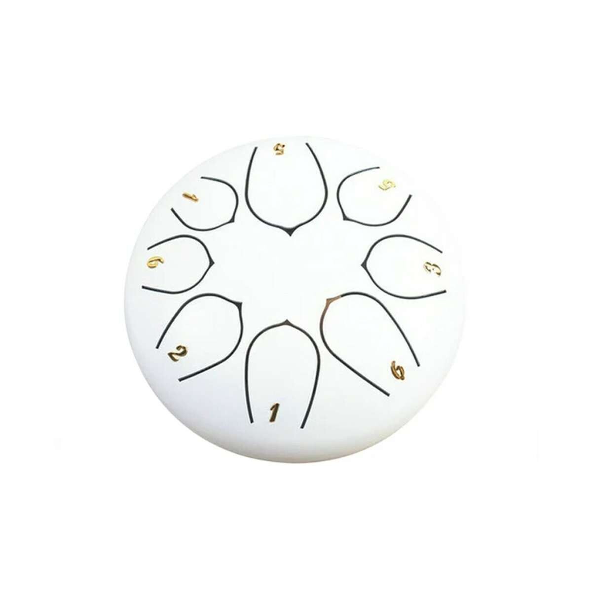 Tambor instrumento musical mediano - Blanco 