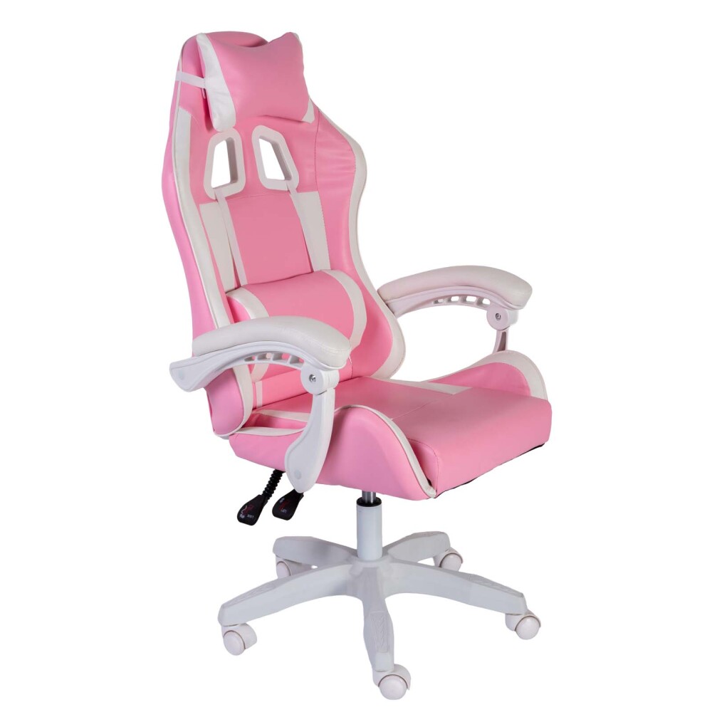 SILLA GAMER POLIPROPILENO BLANCO FLEUR