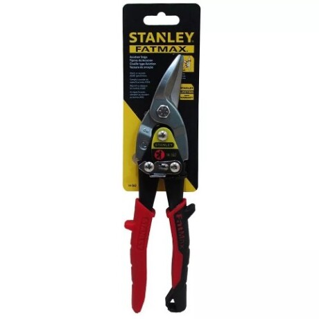 TIJERA CHAPISTA 10 IZQUIERDA ROJA BLISTER STANLEY ++ N/a