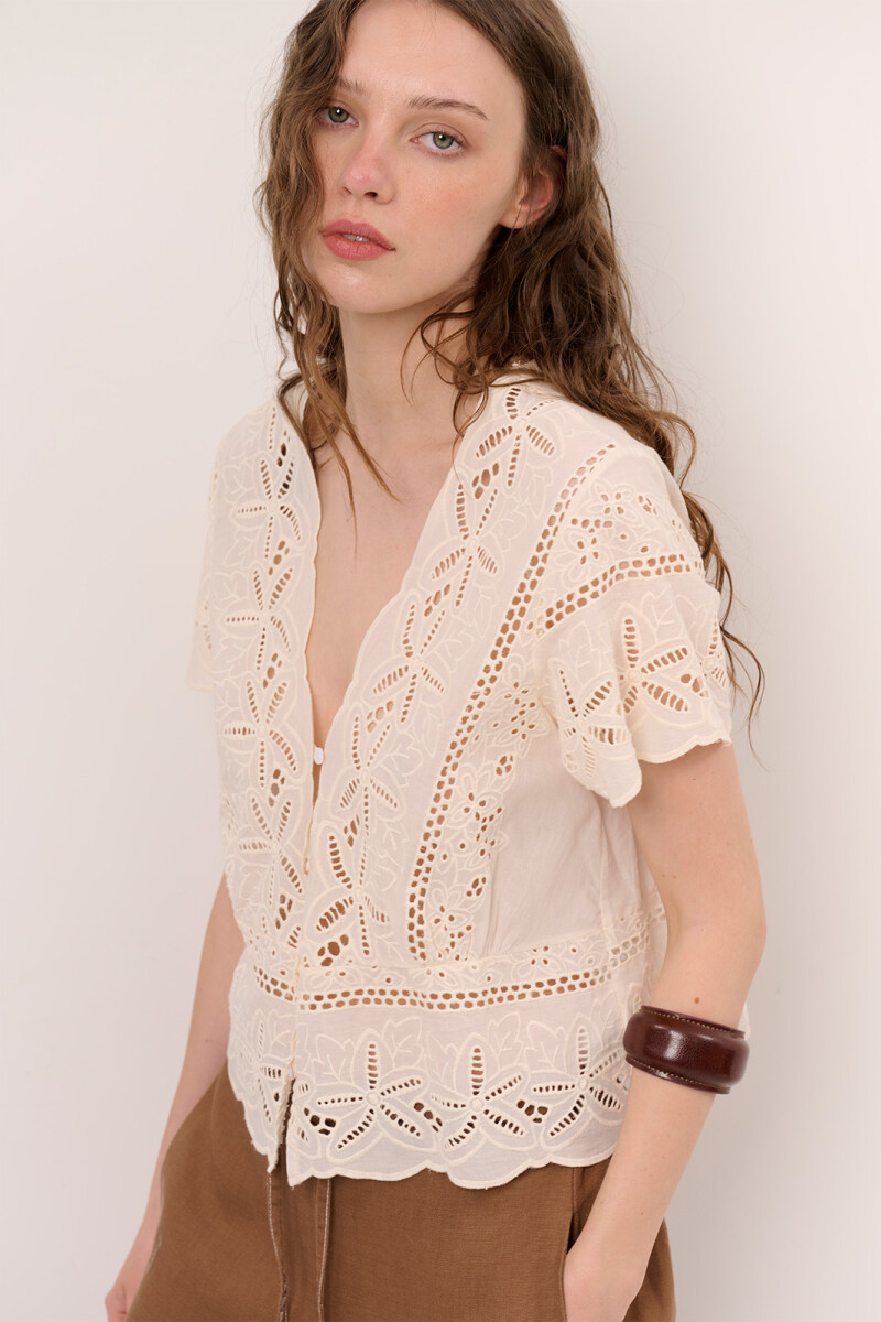 CAMISA ANTONIA VAINILLA