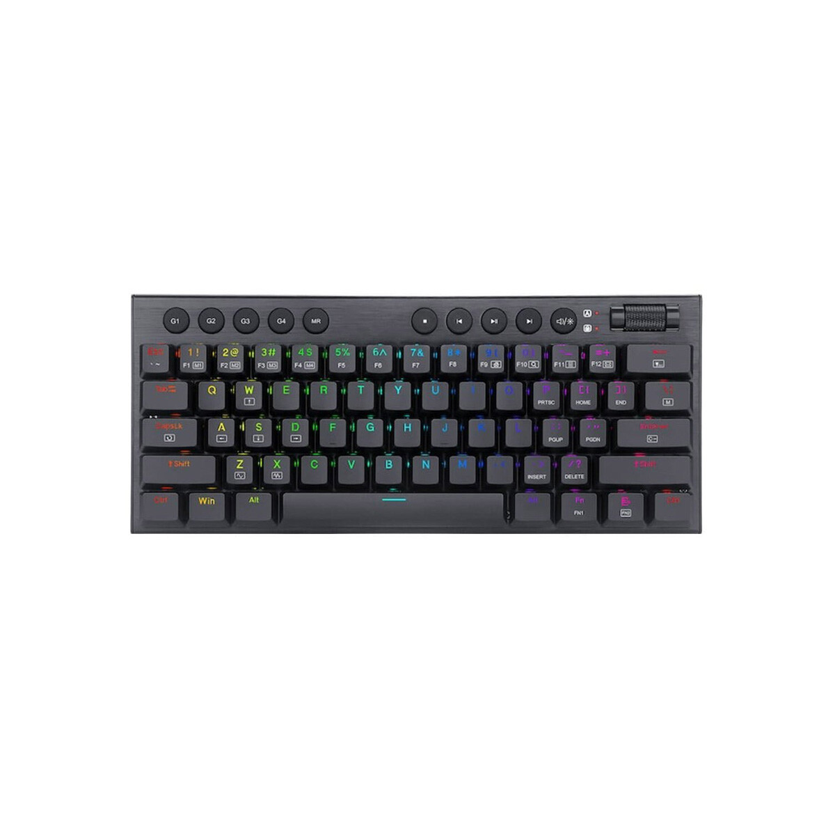 Teclado Gamer Redragon Horus Mini K632 60 Switch Red Black 