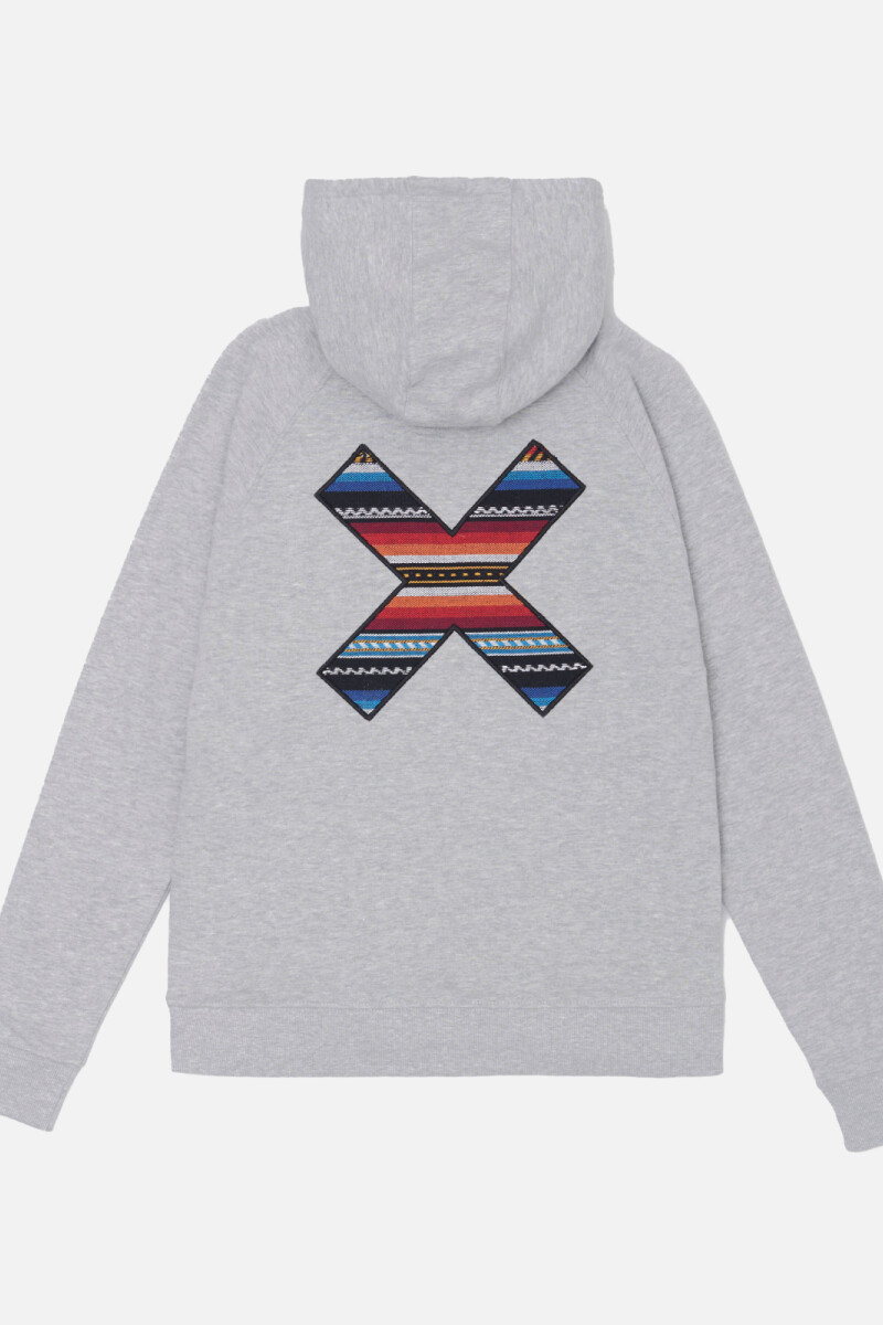 Hoodie Blue Banana Gris