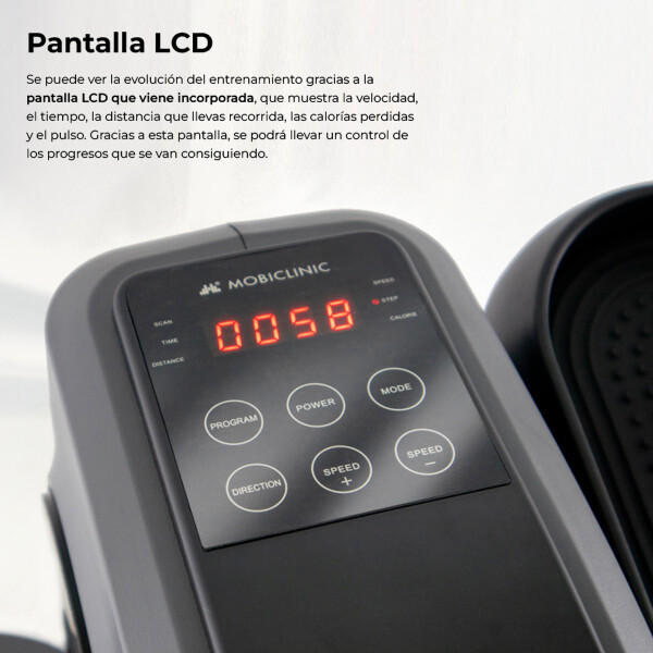 Ejercitador De Piernas Elíptico EJERCITADOR PIERNAS 23C-4 NEGRO OLT