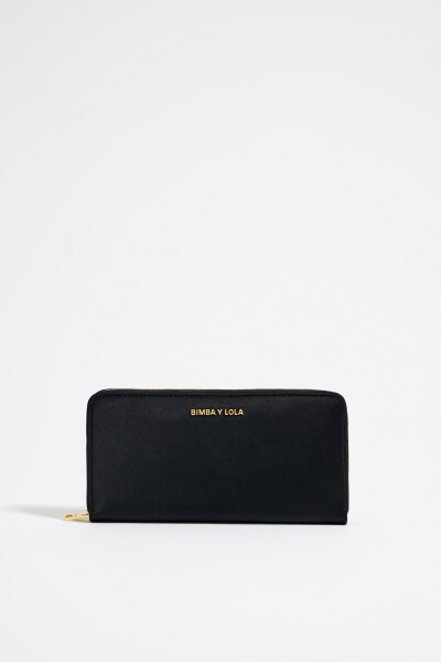 BILLETERA HORIZONTAL CON CREMA Negro