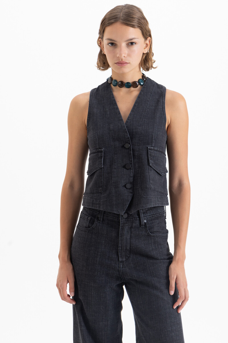 CHALECO ICON BLACK Negro