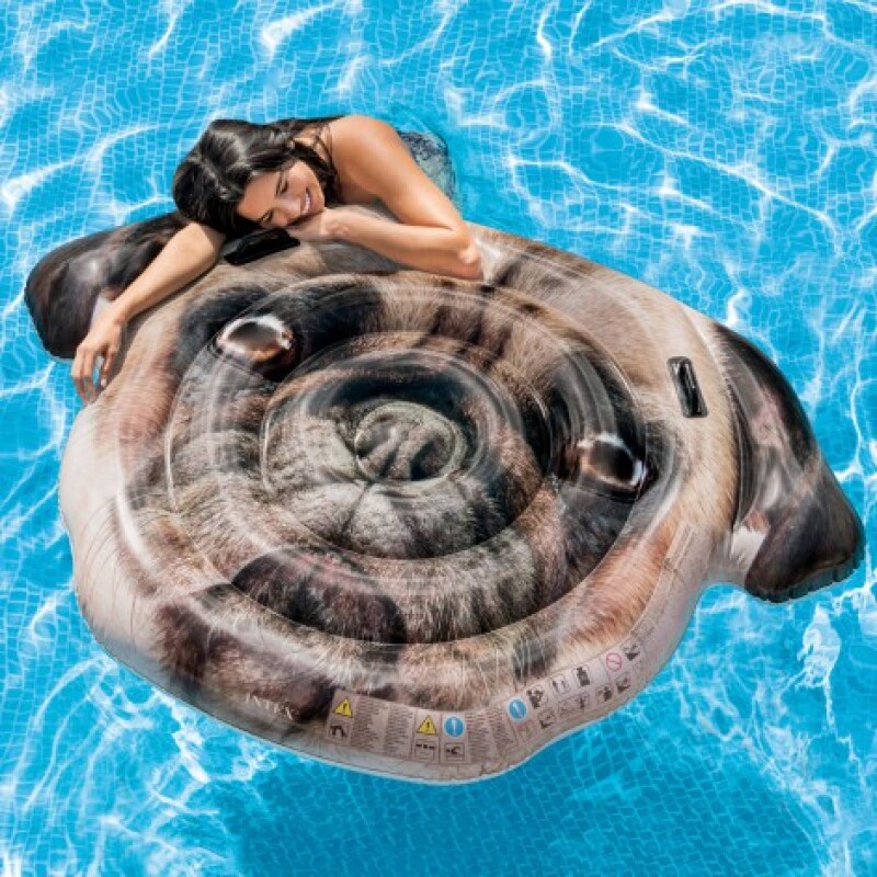 INTEX ISLA FLOTANTE CARA DE CACHORRO IMPRESIÓN REALISTICA 173 X 135 CM Intex Isla Flotante Cara De Cachorro Impresión Realistica 173 X 135 Cm