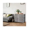Mueble organizador con 5 cestos en tela Selecta Mueble organizador con 5 cestos en tela Selecta