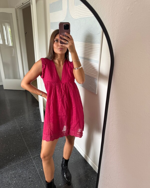 Vestido Ambar bordó