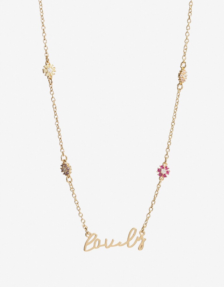 Collares Cortos Metal Collar Corto Lovely - Dorado