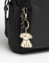 Llavero Metal Llavero Y Bag Charm De Perrito Caniche - Combinacion Bicolor