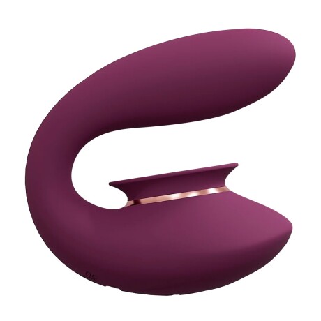 Twitch 3 Innovation Vibrador y Succionador Borgoña