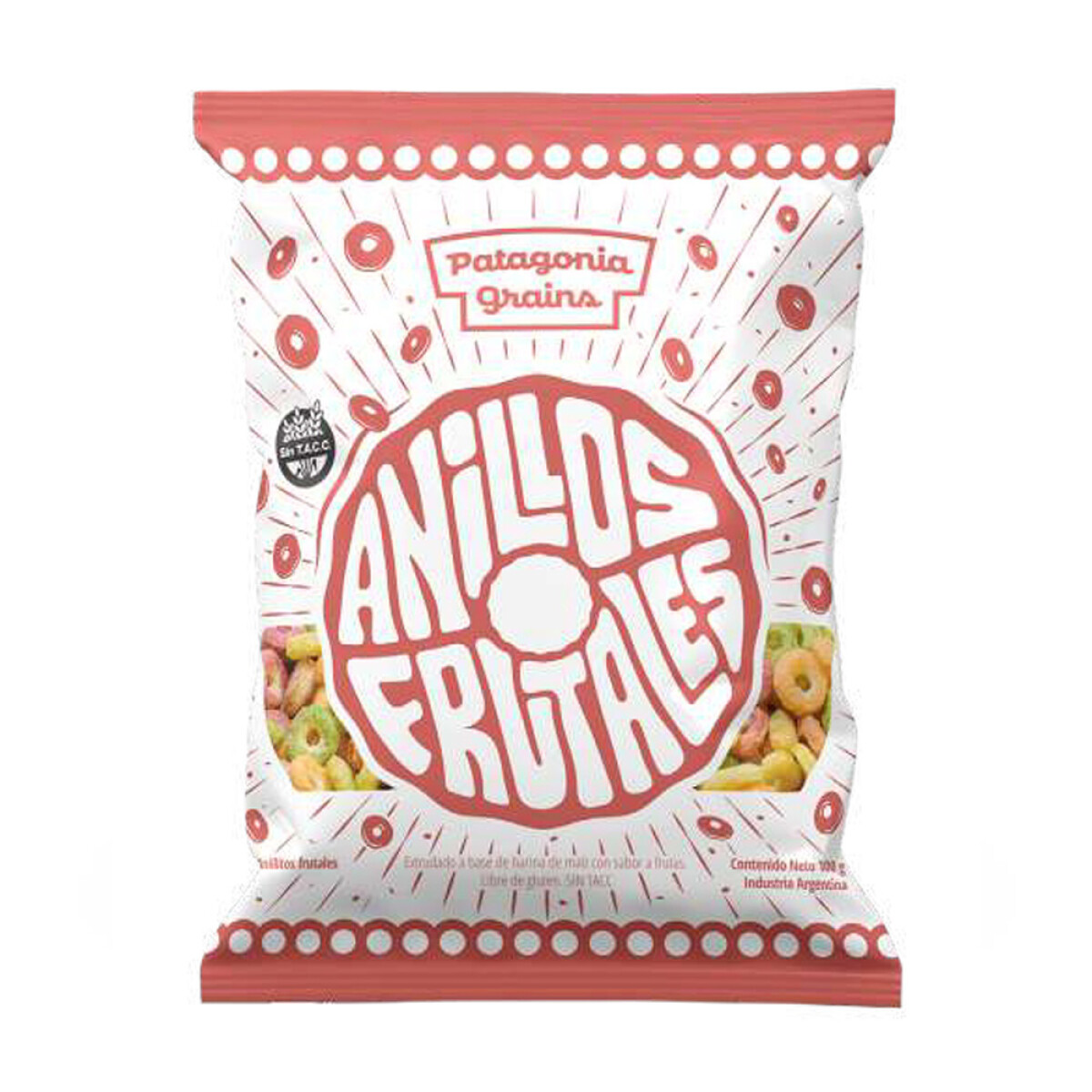 Cereales Aritos Frutados Sin Gluten Patagonia 100g 