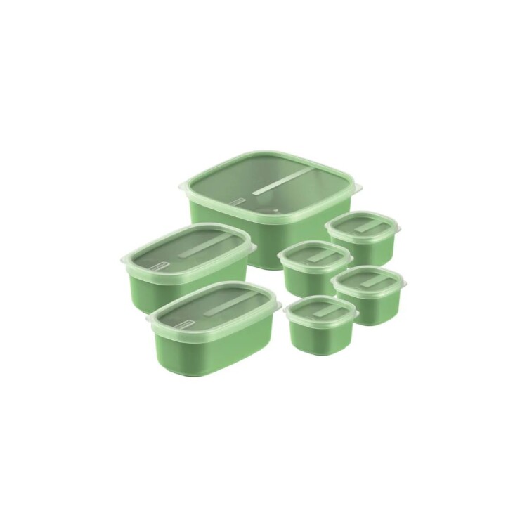 JUEGO DE 7 VIANDAS POTES CON TAPA TRAMONTINA JUEGO DE 7 VIANDAS POTES CON TAPA TRAMONTINA