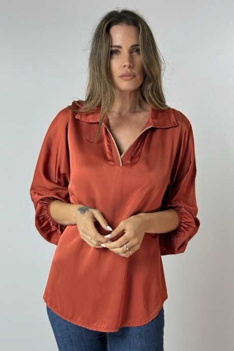 BLUSA LIDIA LADRILLO