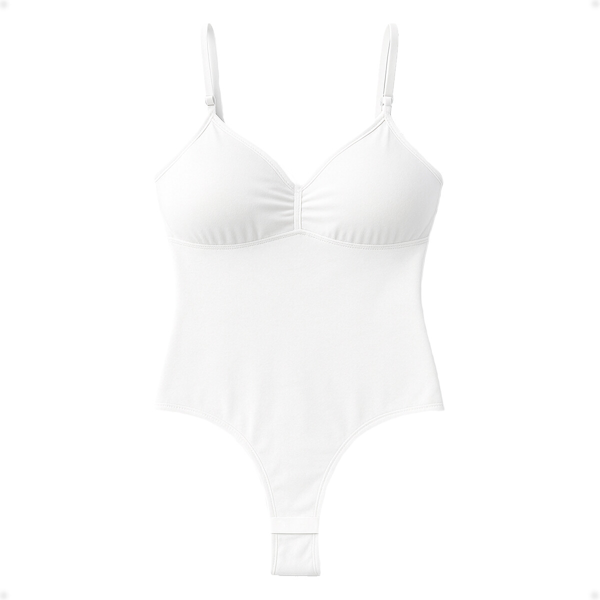 Body Modelador Sin Costura - Blanco 