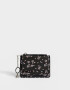 Monederos Monedero Cuerina Solapa - Estampado Flores