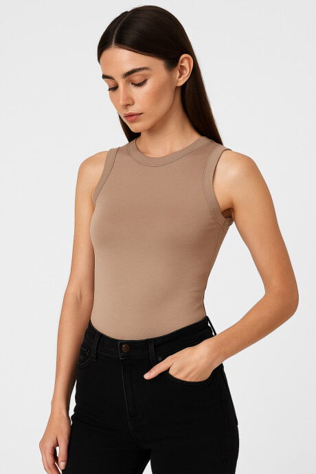 Musculosa Soline Taupe Claro